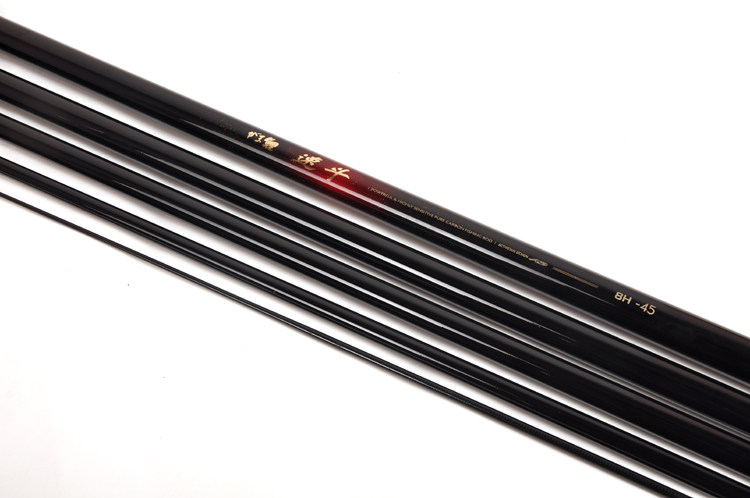 伽玛鲤红4h28调台钓竿金版速斗鱼竿超6h19调黑钓竿