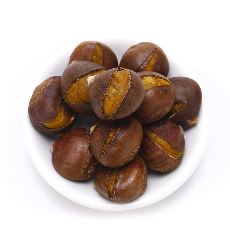 天津特产小宝栗子甘栗仁礼盒装板栗500g休闲零食即食迁西板栗包邮