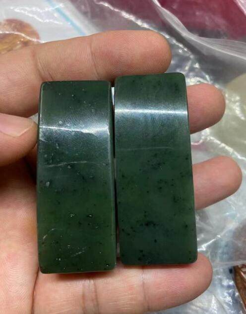 腰带鉴定证书和田碧玉双层皮带扣带扣男士挂件腰牌其他