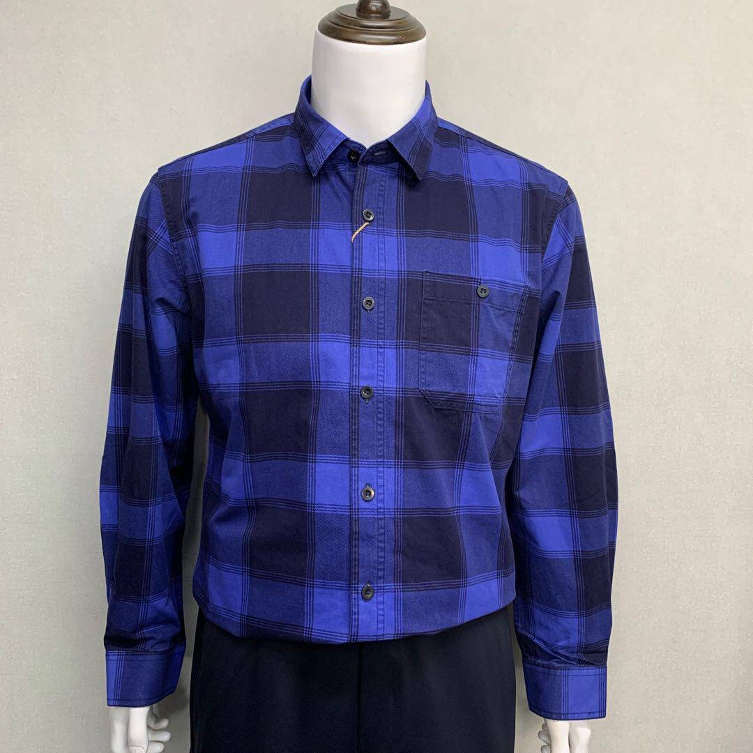 穗阳纯棉男士衬衫2020春秋宽松抗皱免烫英伦衬衫