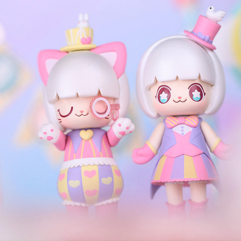 kimmymiki彩虹马戏团盲盒少女心手办网红拆盲袋福袋抖音一套全套