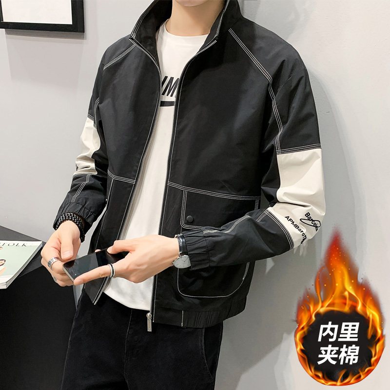 外套男春秋季潮牌夹克潮2022年新款春季潮流时尚休闲痞帅春款上衣