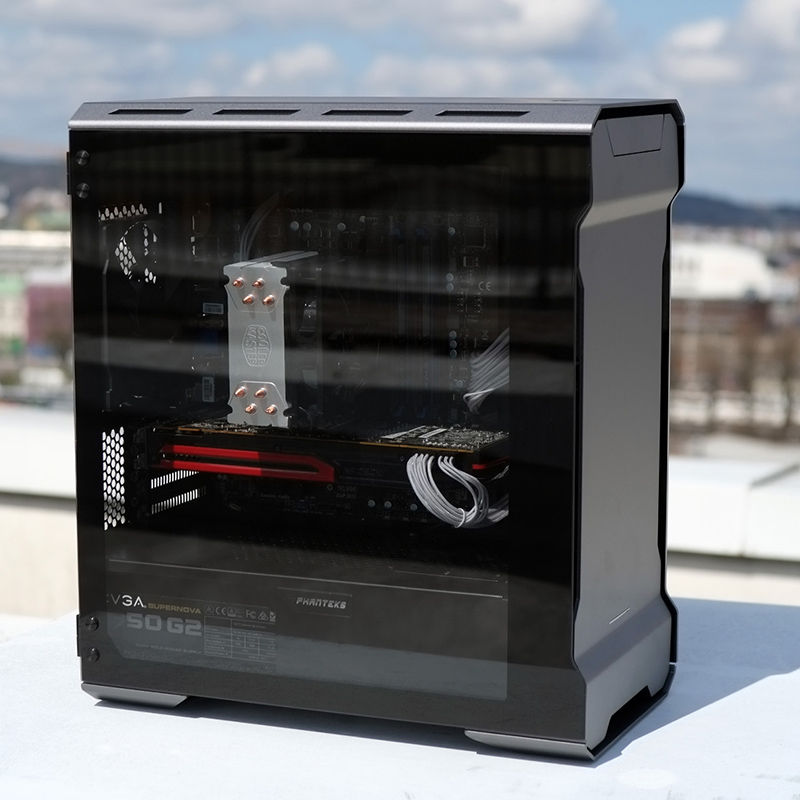 phanteks追风者314etg中塔侧透matx主板rgb水冷台式铝电脑主机箱