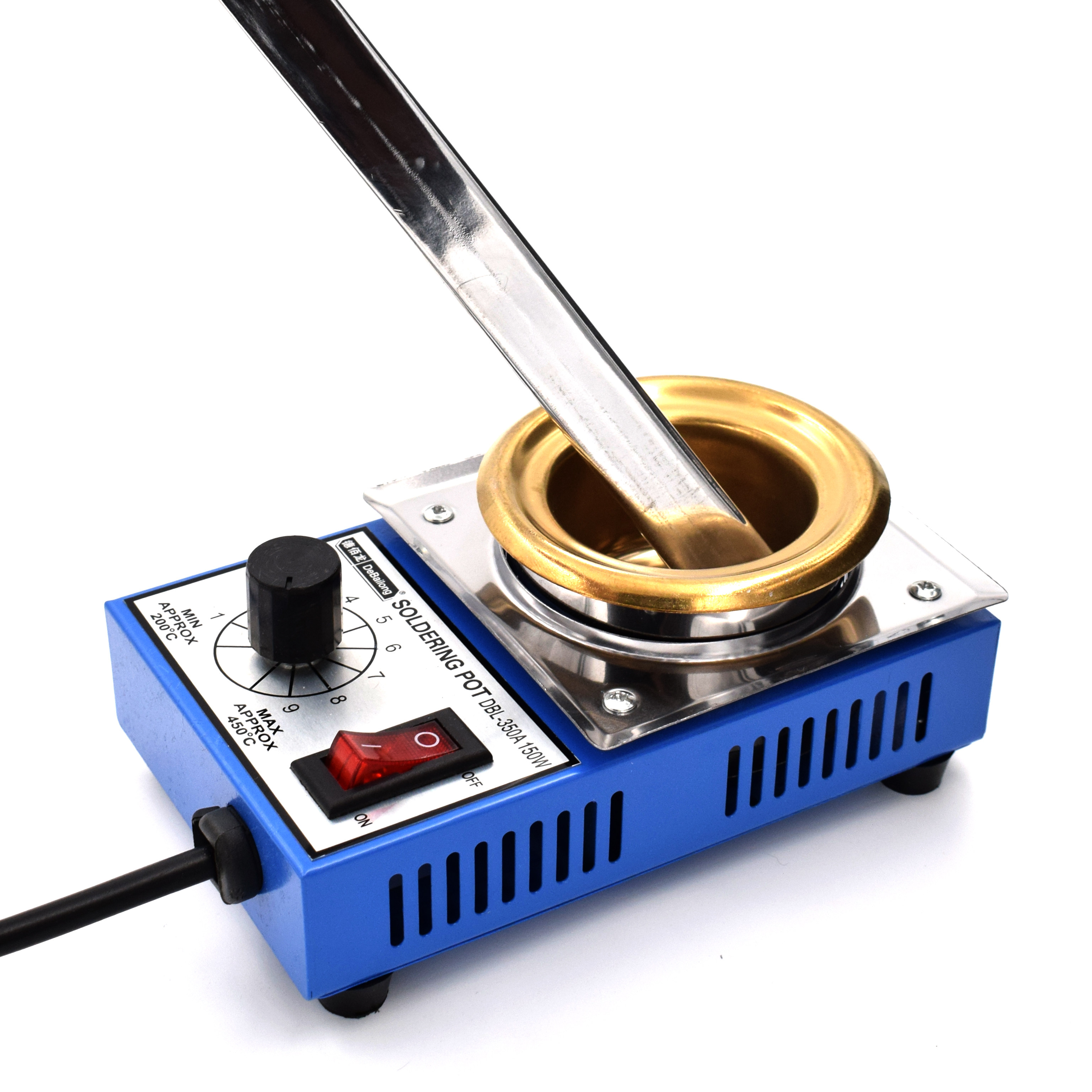 德佰龙无铅锡炉可调调温镀钛焊锡炉锡锅浸锡环保电热工具