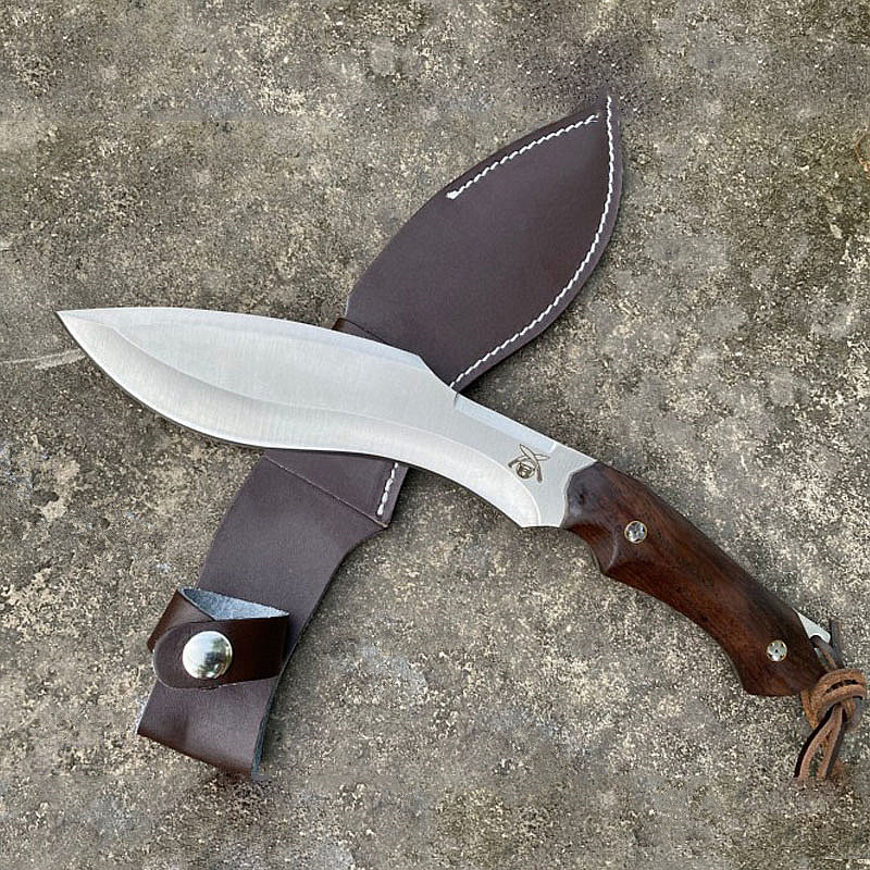 尼泊尔随身生存猎刀腿刀刀刃军刀小刀冷兵器高硬度其他户外刀具