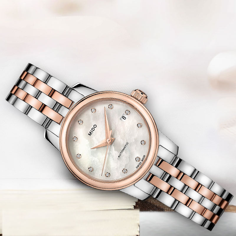 mido美度手表女士新款贝伦赛丽系列女表简约瑞士腕表