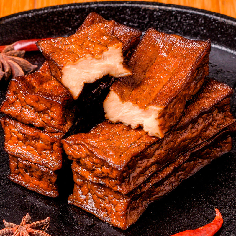 武冈卤豆腐正宗湖南邵阳特产武冈豆腐干新鲜现卤香辣卤香干卤豆干