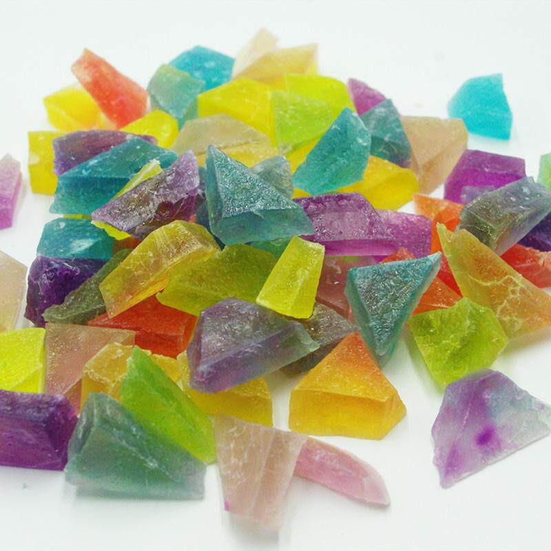 手工琥珀糖宝石糖琥珀糖樱花琥珀软糖水晶琥珀糖原料散装琥珀糖