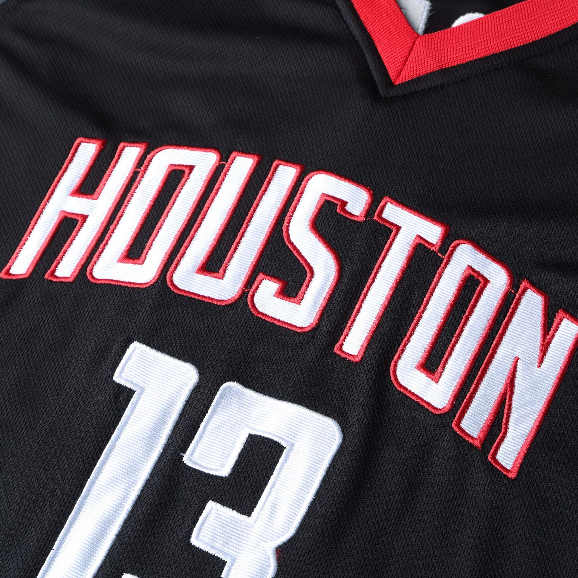 夏季篮球火箭队哈登球衣13号刺绣套装保罗3号篮球服