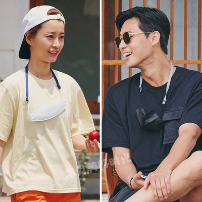 韩国口罩挂绳ins同款手工diy朴叙俊郑裕美同款防丢儿童收纳带挂脖