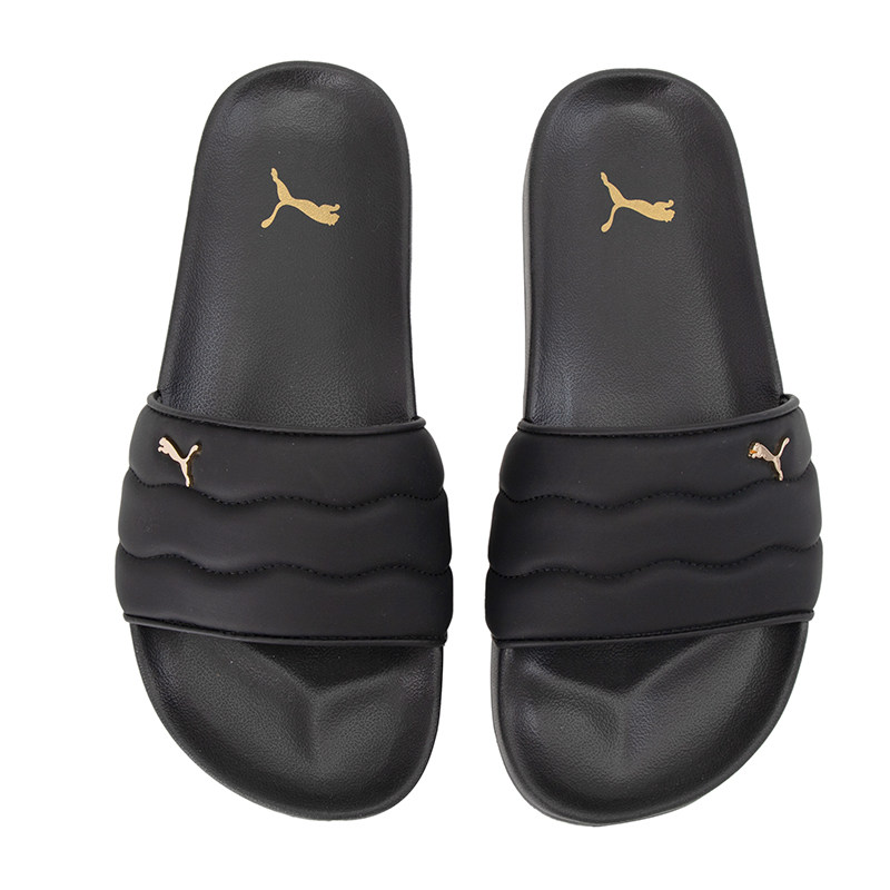 puma彪马黑色拖鞋2023夏季新款软底轻便金标运动拖鞋