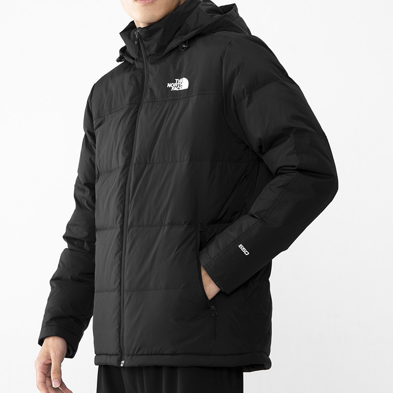 北面官方正品保暖550鹅绒羽绒服男夹克春季运动服中长款外套4u82