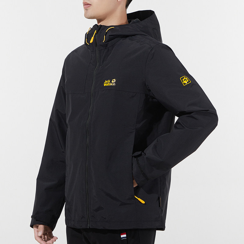 jackwolfskin狼爪官方旗舰店冲锋衣男装春季户外登山服防水外套