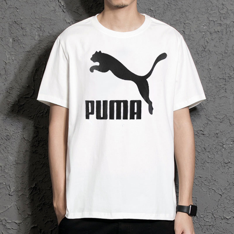 彪马短袖puma2021夏季新款男士纯棉飘马运动体恤运动t恤
