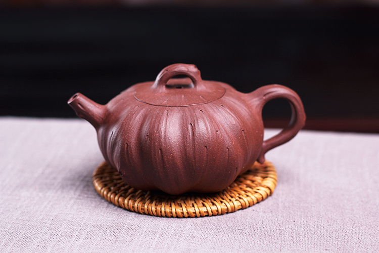 紫砂壶清水水泥纯全手工高端花货树桩供春壶单人茶壶