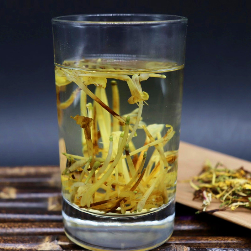 云南特级野生金银花茶干货清火热宝宝泡澡天然花草茶叶散装100克