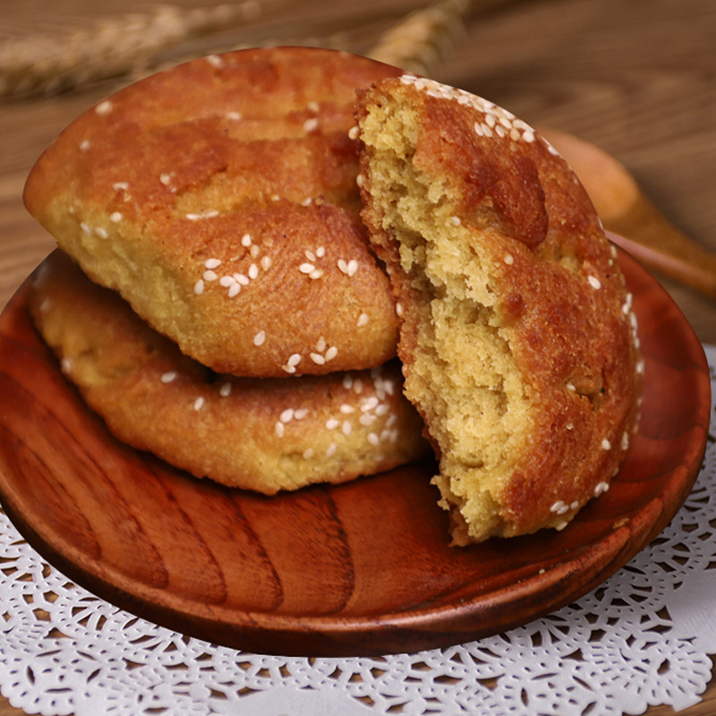 马佳园 丰镇月饼内蒙粗粮藜月饼麦糕点胡麻油月饼手工制作零食