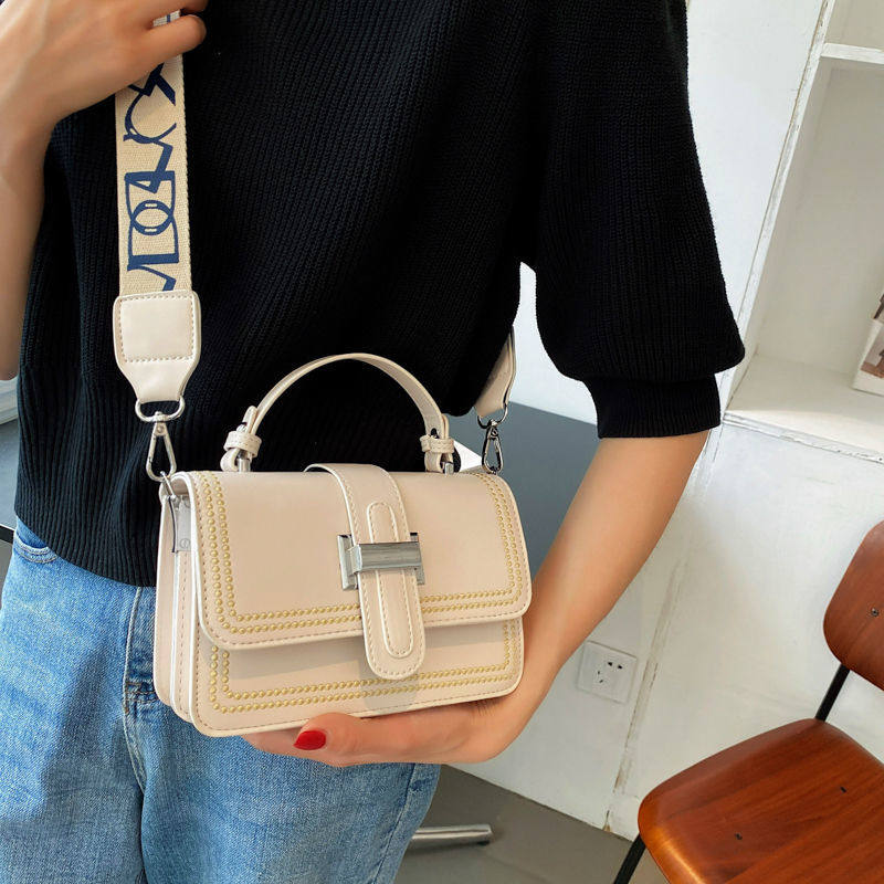 包包女2021新款潮时尚宽带手提小方包网红百搭ins超火单肩斜挎包