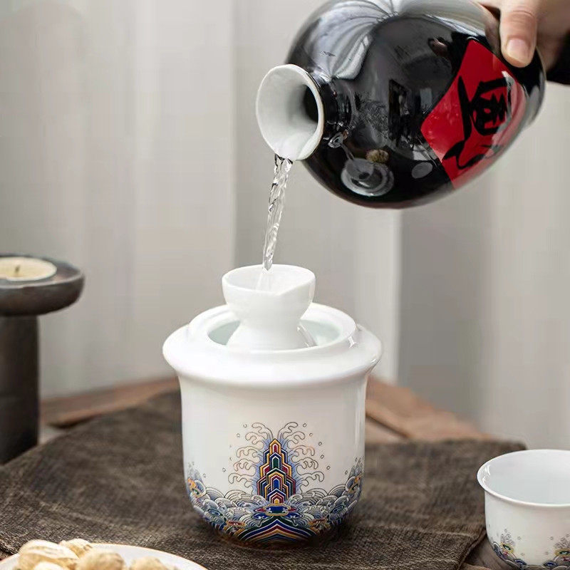 酒壶家用温酒陶瓷酒具暖酒仿古古风酒杯酒器酒具套件