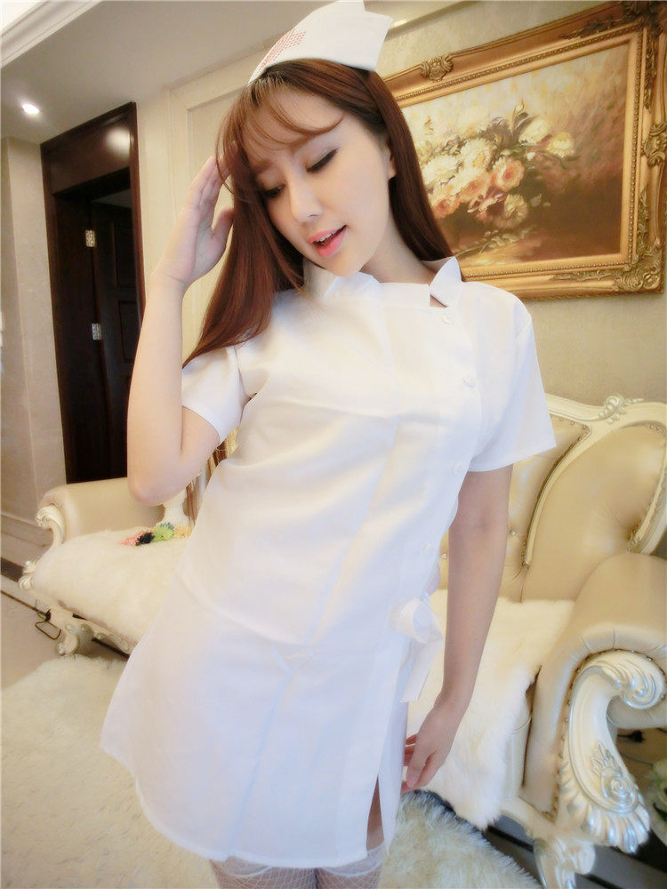 情趣内衣性感女吊袜带护士套装制服夜火透视极度诱包臀