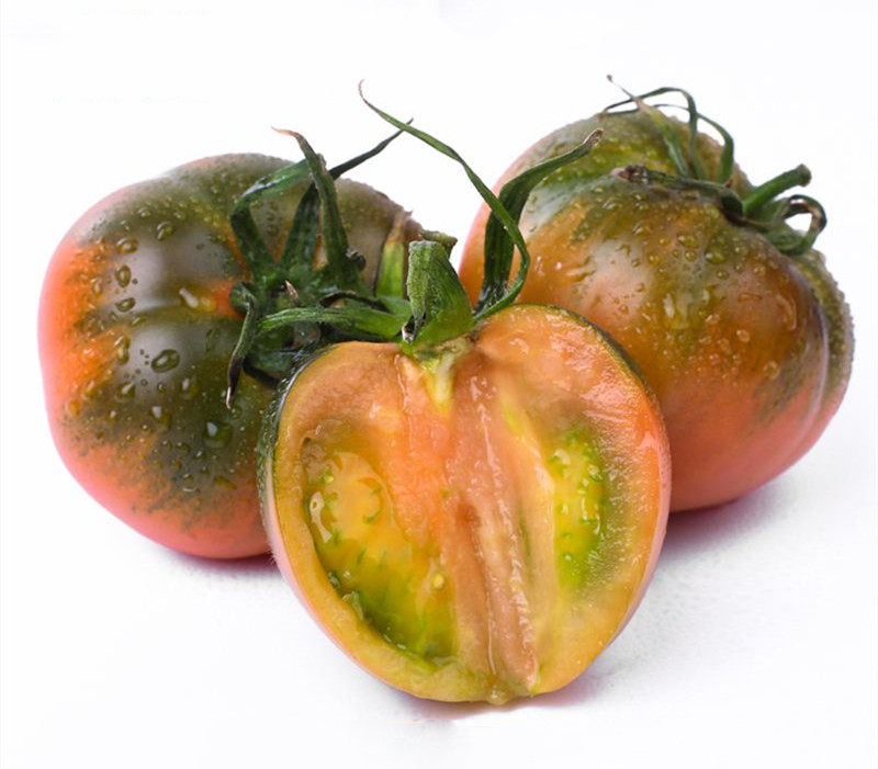 柿子绿腚铁皮水果西红柿新鲜自然生吃应季丹东番茄