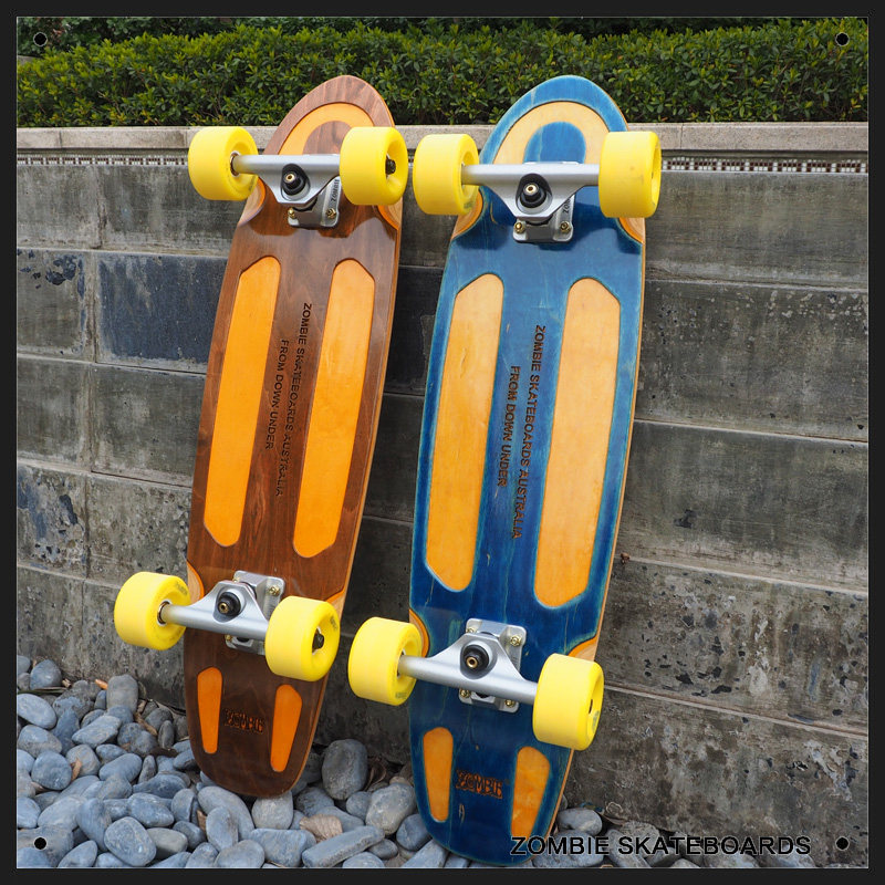 zombie陆地冲浪板滑板鱼板puming初学者冲浪练习carving滑板