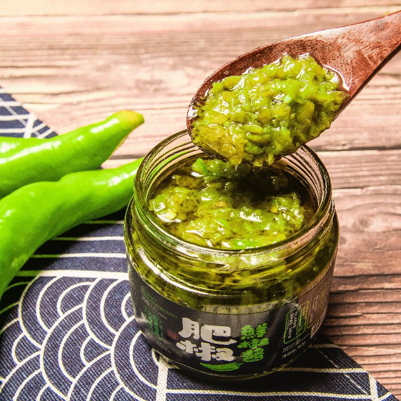 肥椒无名名缘青椒辣椒酱下饭剁椒酱拌饭拌面酱酱类调料