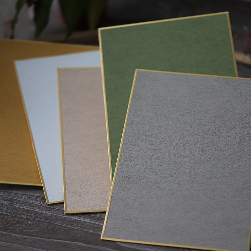 宣纸徽轩用熟工笔画彩色写生国画书法镜片硬卡宣纸