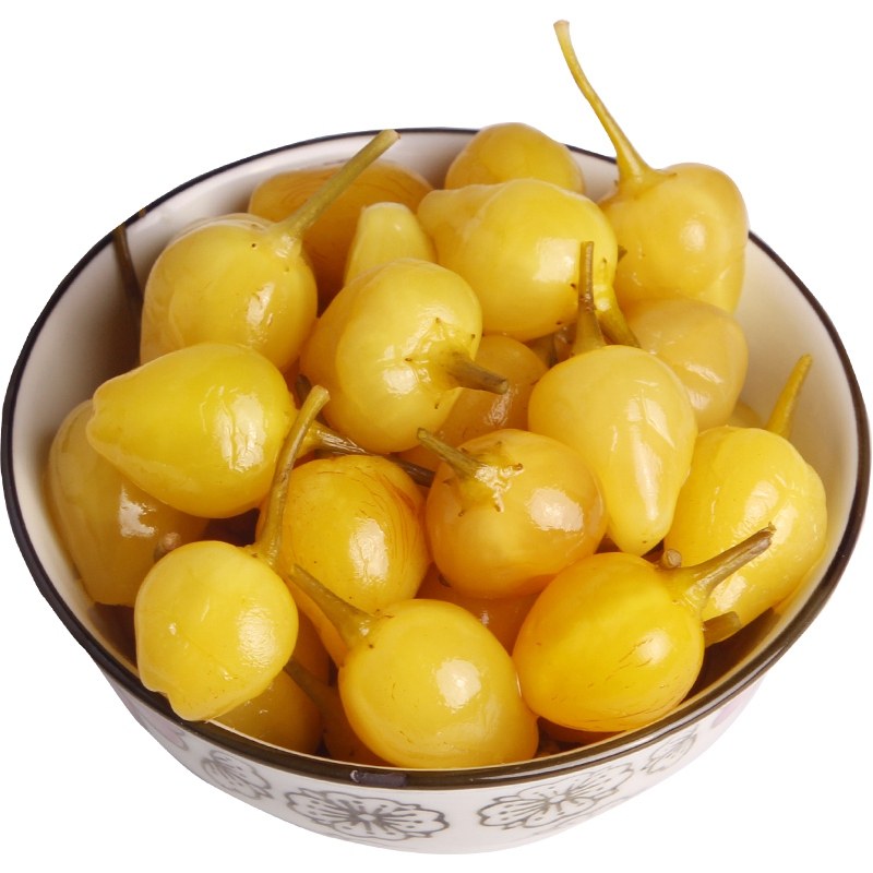 酸辣七彩椒泡椒广西特产新鲜腌灯笼五彩椒螺蛳粉小泡椒开胃下饭菜