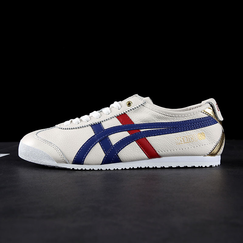 官网旗舰鬼虎冢tiger阿甘懒人鞋真皮经典款泰格鞋老虎男女断码鞋