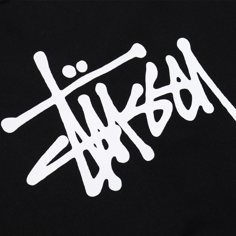 stussy经典logo防水抗风教练夹克男装按扣外套薄款防风衣女新款潮