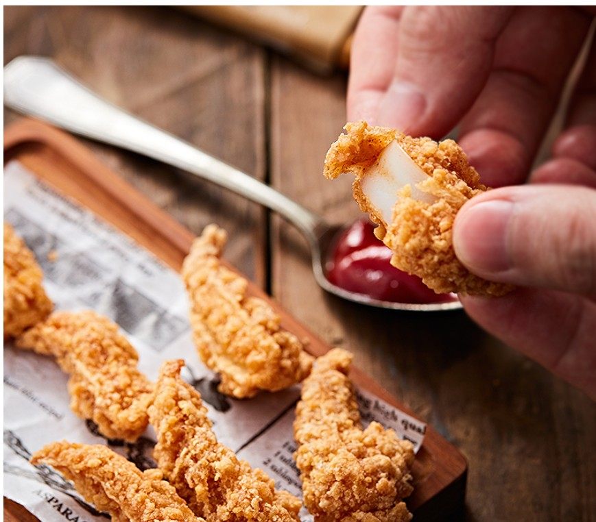 盐酥整箱大成巴黎塔脆骨冷冻油鸡软骨炸鸡鸡块鸡肉丸