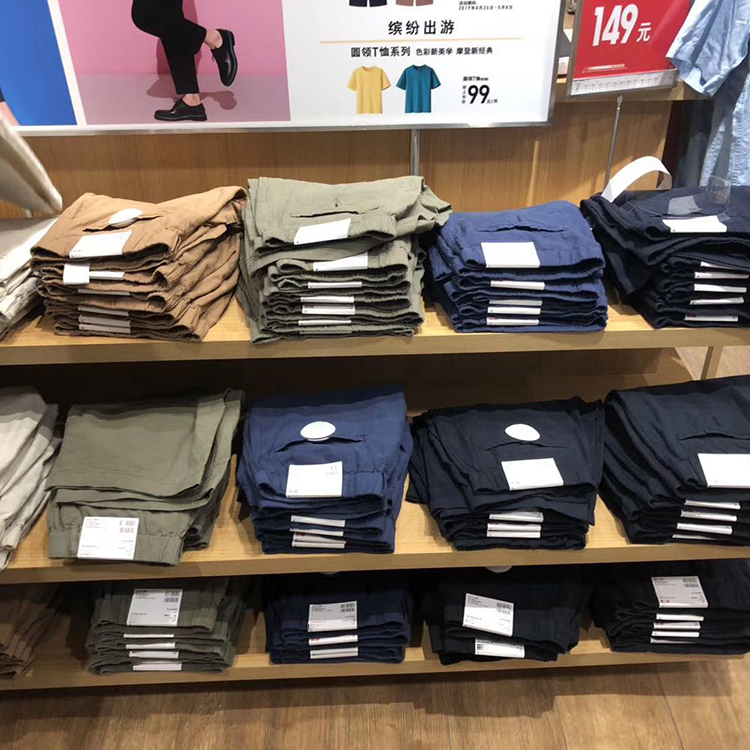 外贸日单 夏季男士薄款透气亚麻休闲长裤 纯色舒适小直筒纯色麻裤