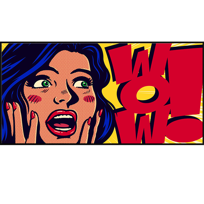 艺术麻辣酷客波普写实主义漫画流行装饰画美式客厅现代装饰画