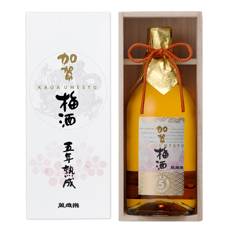 日本梅酒加贺万岁乐五年熟成青梅720ml原装进口女士梅酒