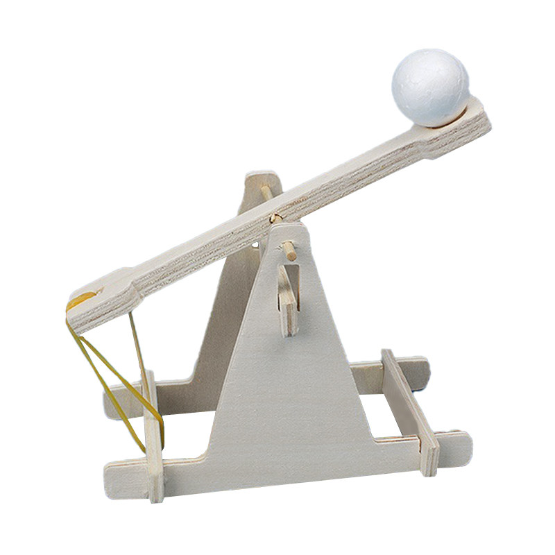 投石器科技制作儿童手工diy木质作品劳作实验科学实验