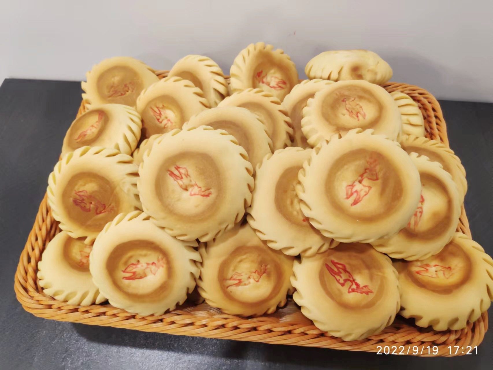 陕西宝鸡非遗美食扶风特产鹿羔馍鹿糕馍中式糕点