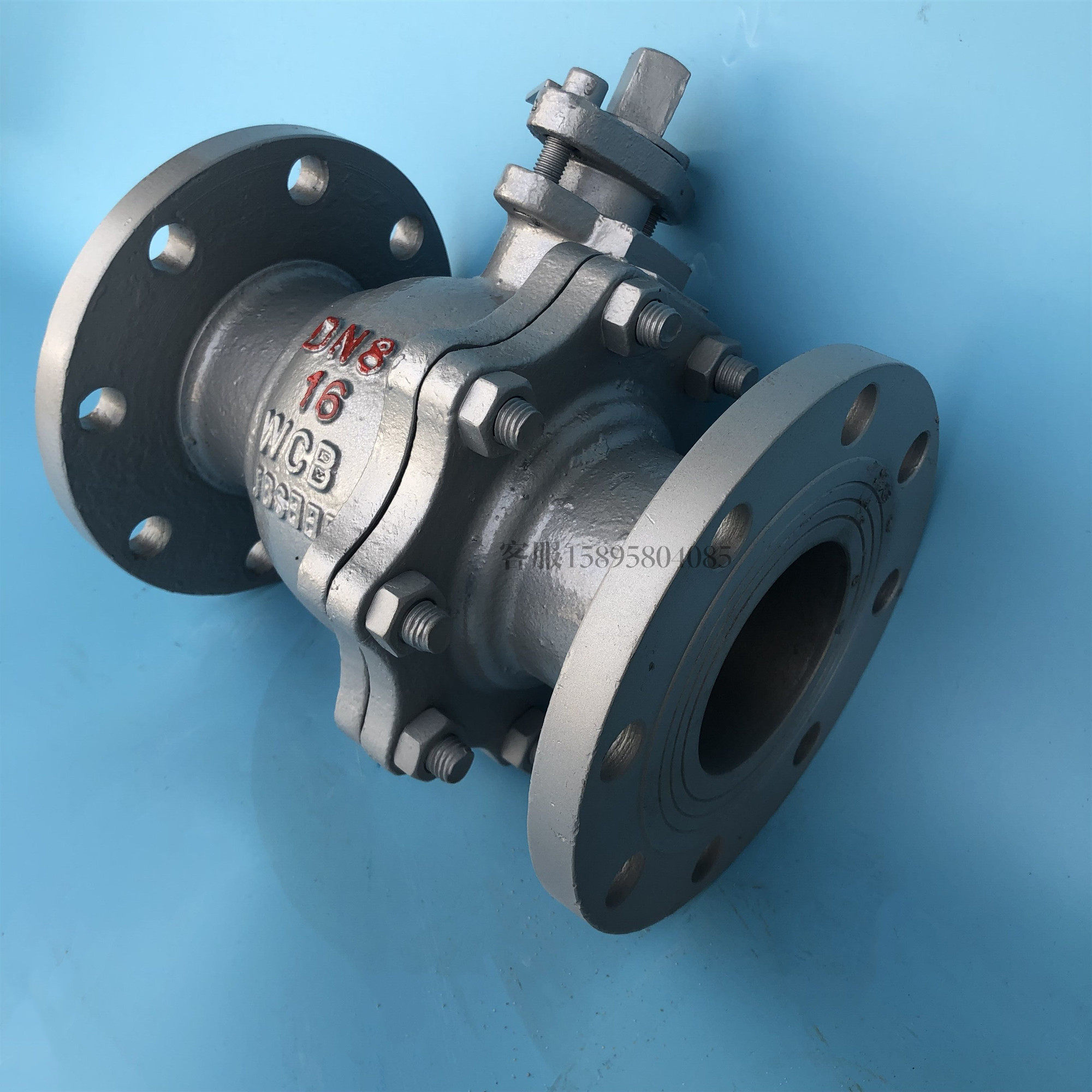 q41f-16c碳钢/铸钢法兰蒸汽wcb球阀dn15 25 50 65 80 100 125 150