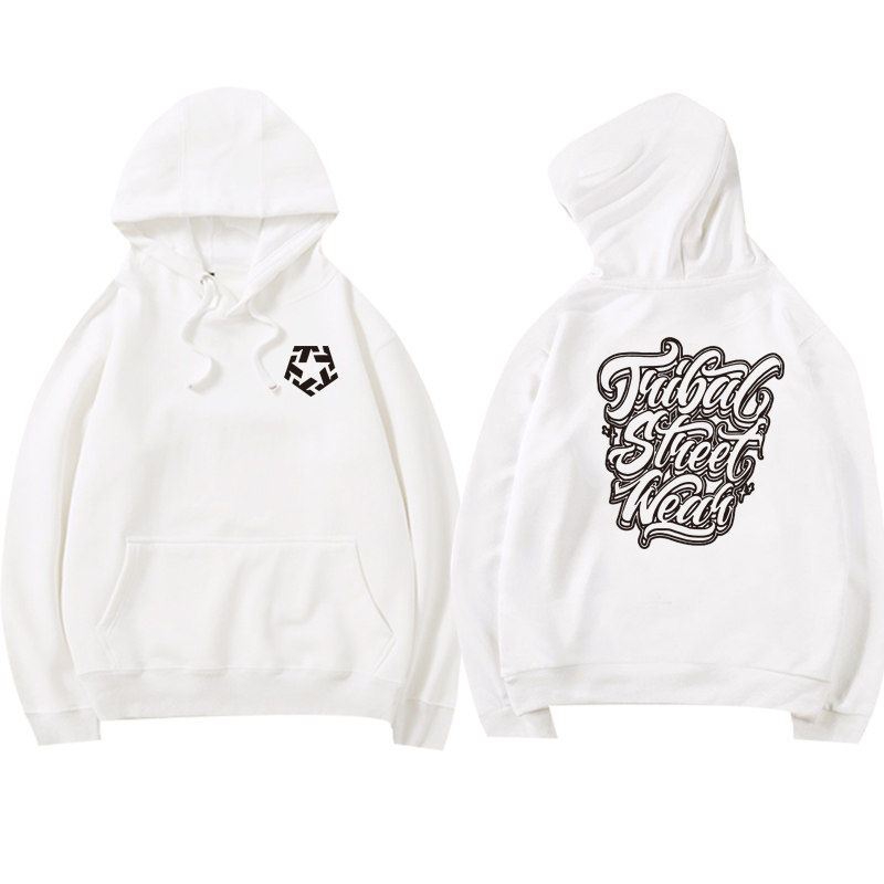 创意西海岸嘻哈连帽外套男女街舞triballogobboy大码潮牌上衣