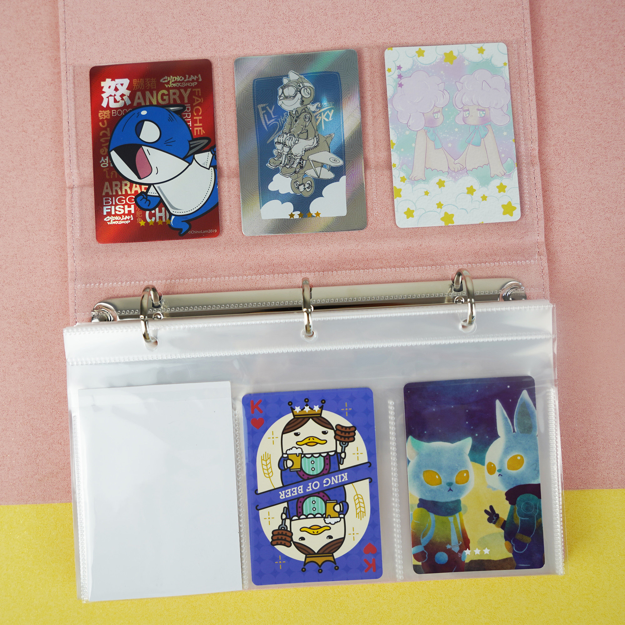 盲盒卡片收纳收集册集卡册卡册集卡本名片册