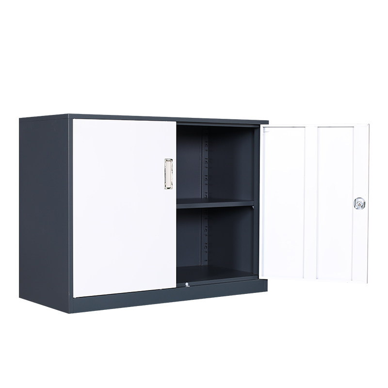 矮柜文件柜铁皮办公室床头收纳档案抽屉柜带锁储矮柜