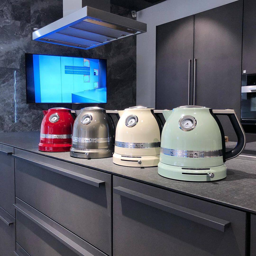 法国进口凯膳kitchenaid复古自动断电电热水壶烧水壶家用电热水壶