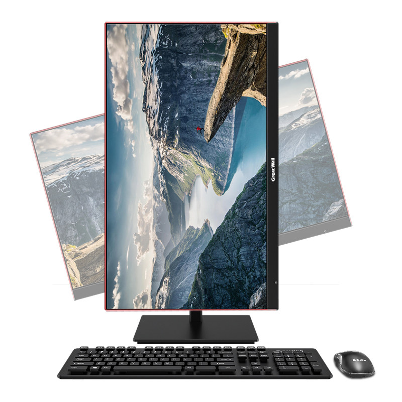 greatwall家用23.8英寸超薄高清i3i5酷睿九代四核办公一体机