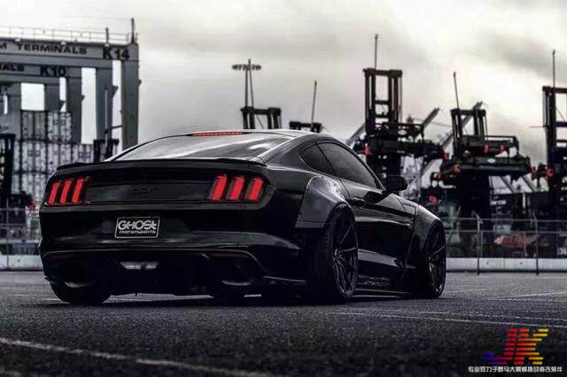 15-17款福特野马改装 黑武士 ed霸王龙系列宽体 大包围