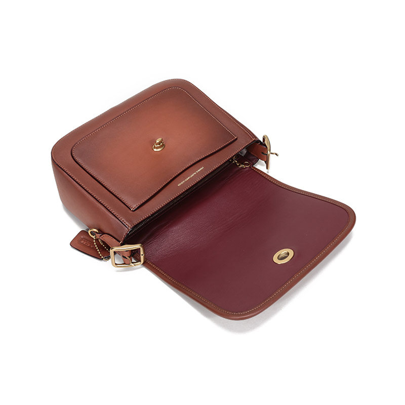 coach蔻驰女士专柜rambler系列皮革单肩斜挎包89127通用款女包