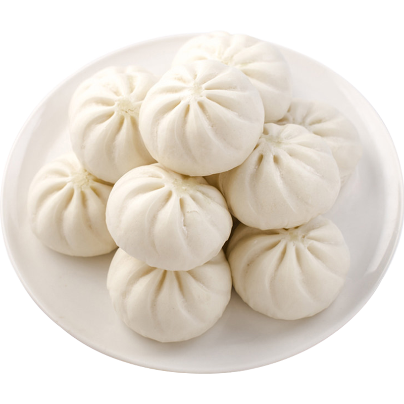 安井香菇素菜包约24个 青菜包子早餐早点馒头 冷冻速食量贩装720g