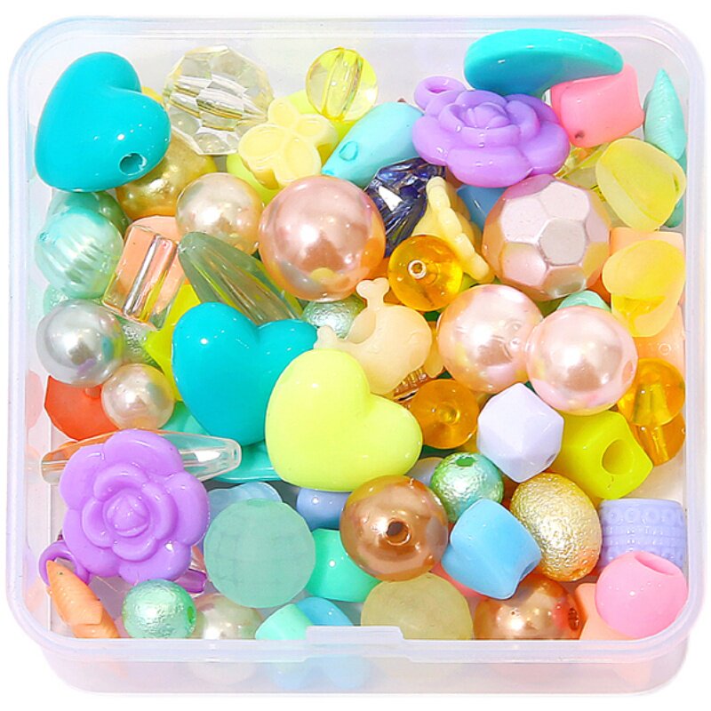 亚克力塑料珠子盲盒diy材料手工串珠耳环手链项链饰品手机链配件