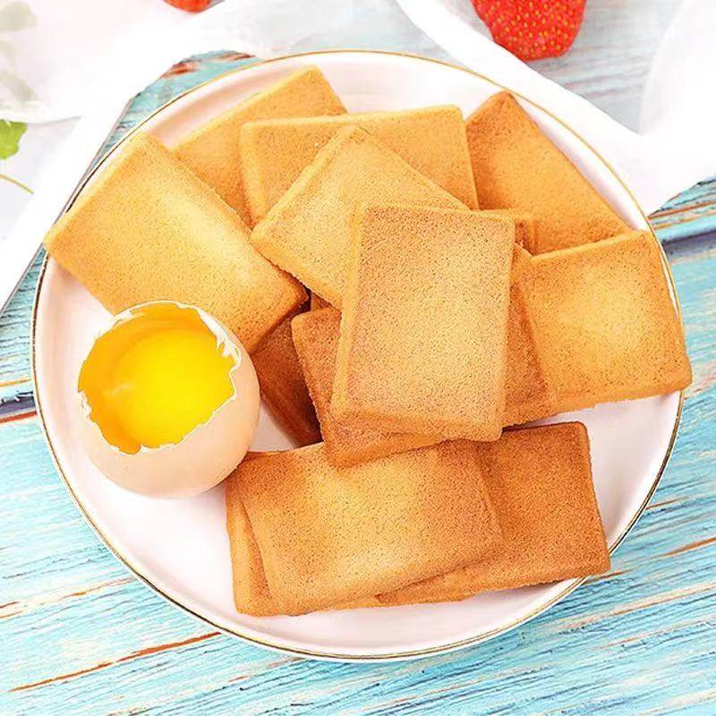 乐麦干烙蛋糕饼零食散装混合装多口味半斤