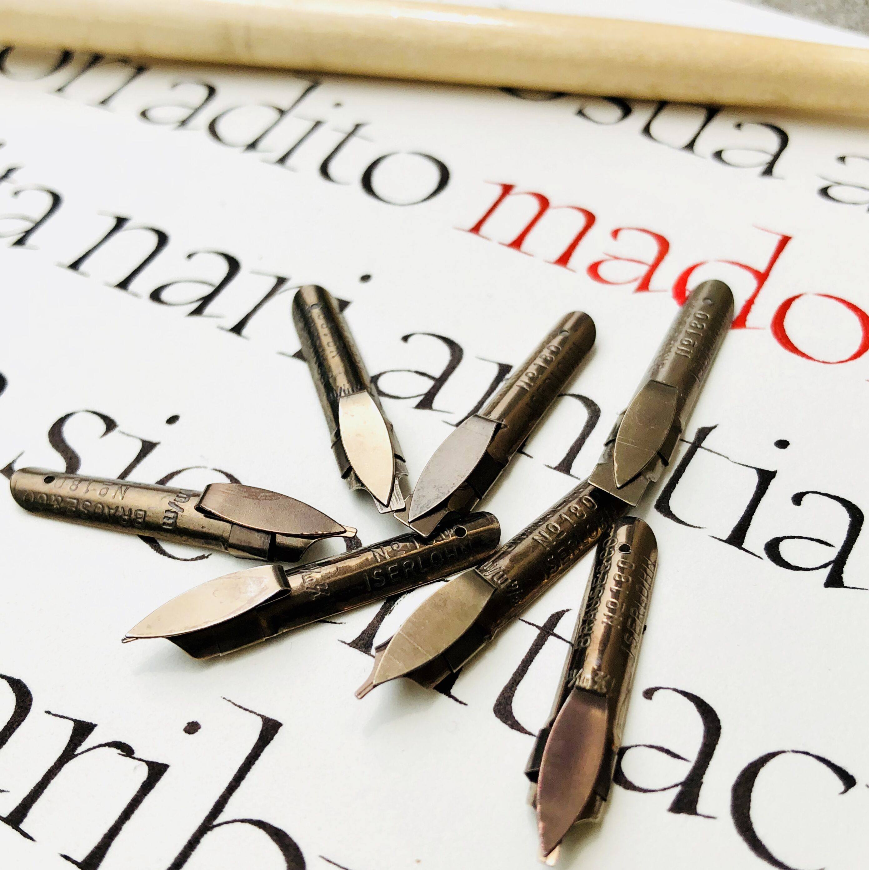 德国brause水笔平尖平行笔尖哥特意大利专业英文其它功能笔