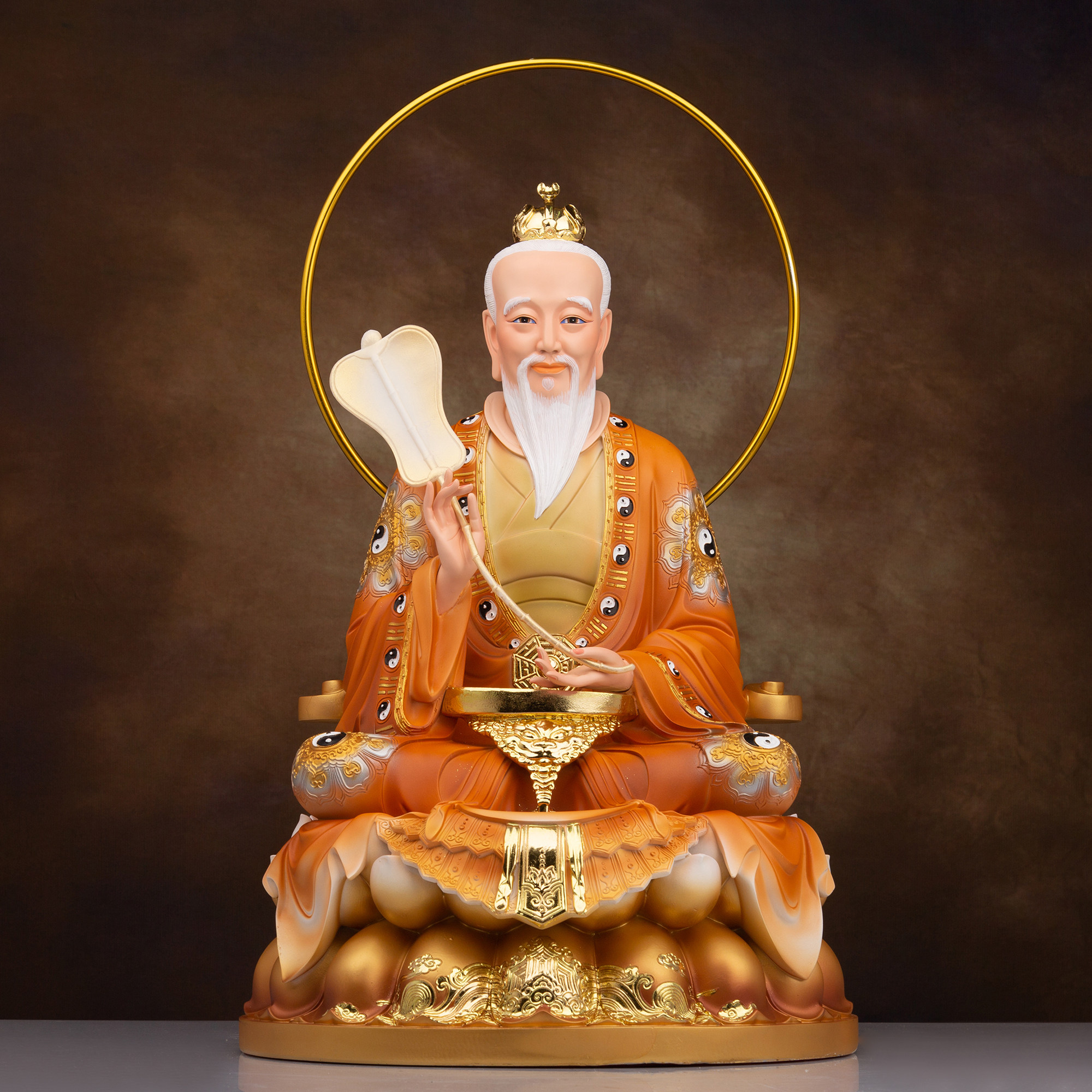 三清供奉居家老君太上太清玉清尊上清道德天摆件